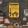 Warning - Metal Tin Signs(8*12Inch/12*16Inch)