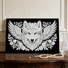 DIY Pearl Painting Wolf for Home Wall Decor with Frame(20x30cm)