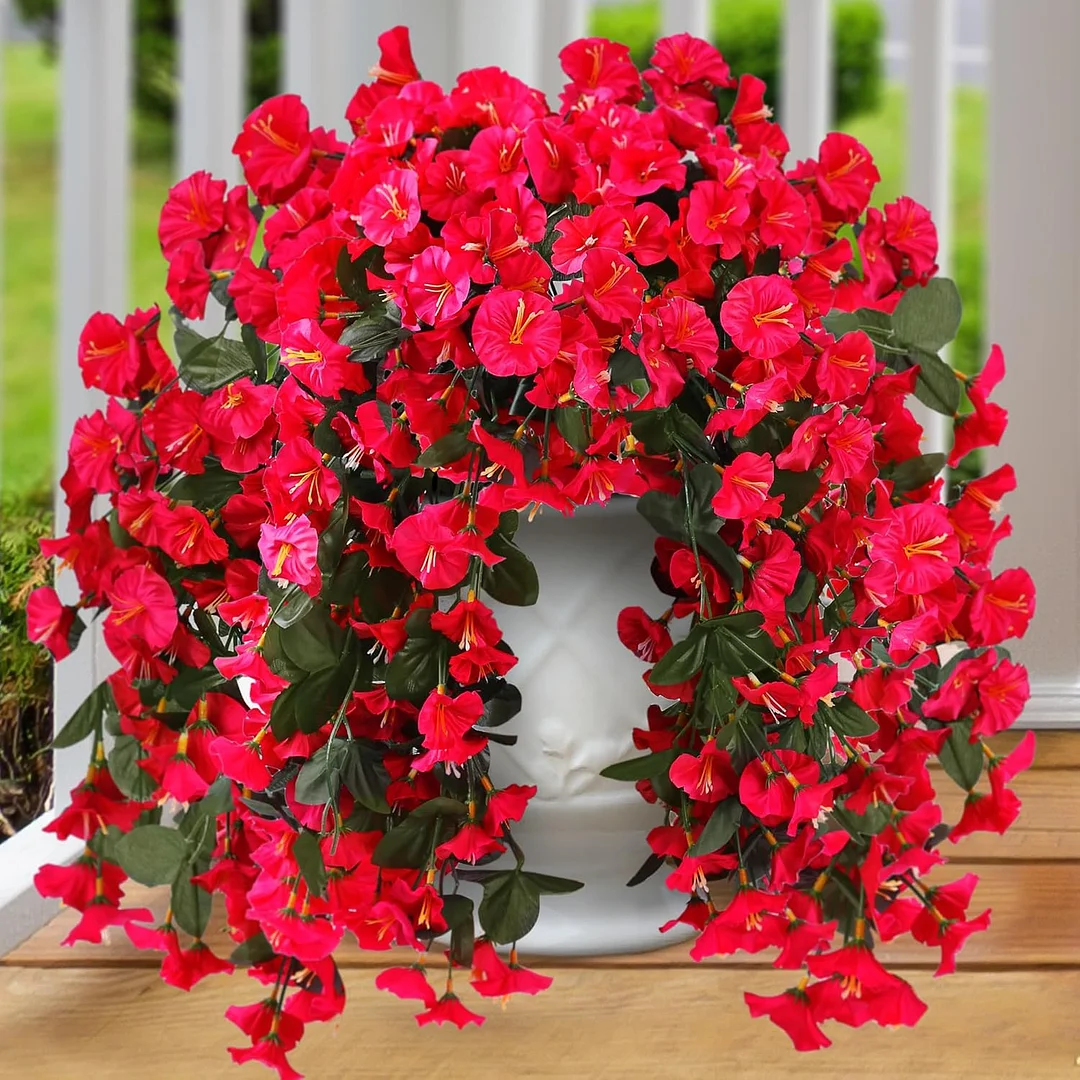 🔥On Sale🔥Artificial Faux Hanging Flowers Plants - UV resistant. Waterproof .Windproof
