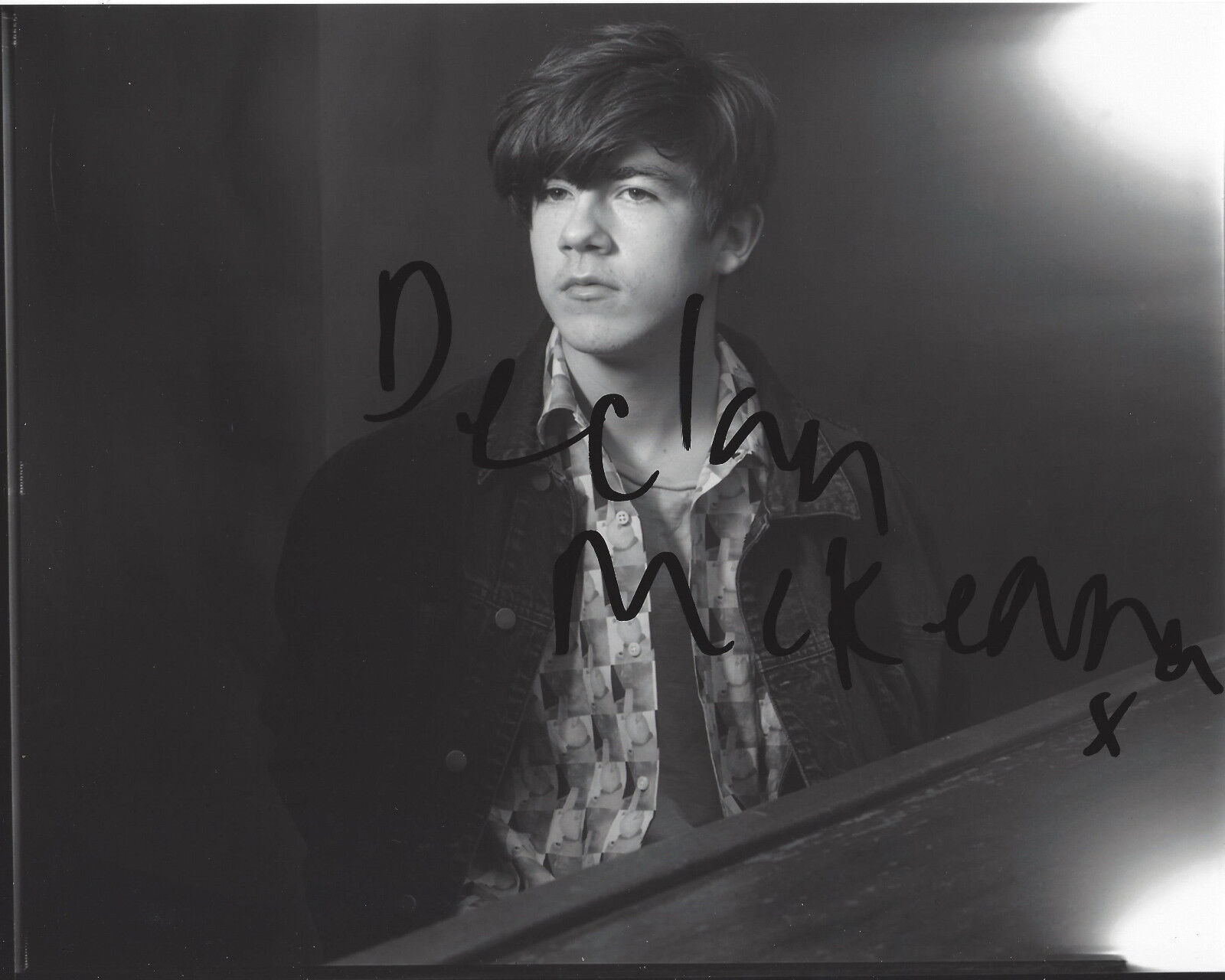 DECLAN MCKENNA BRITISH SINGER SIGNED AUTHENTIC 8X10 Photo Poster painting B COA BRAZIL ISOMBARD