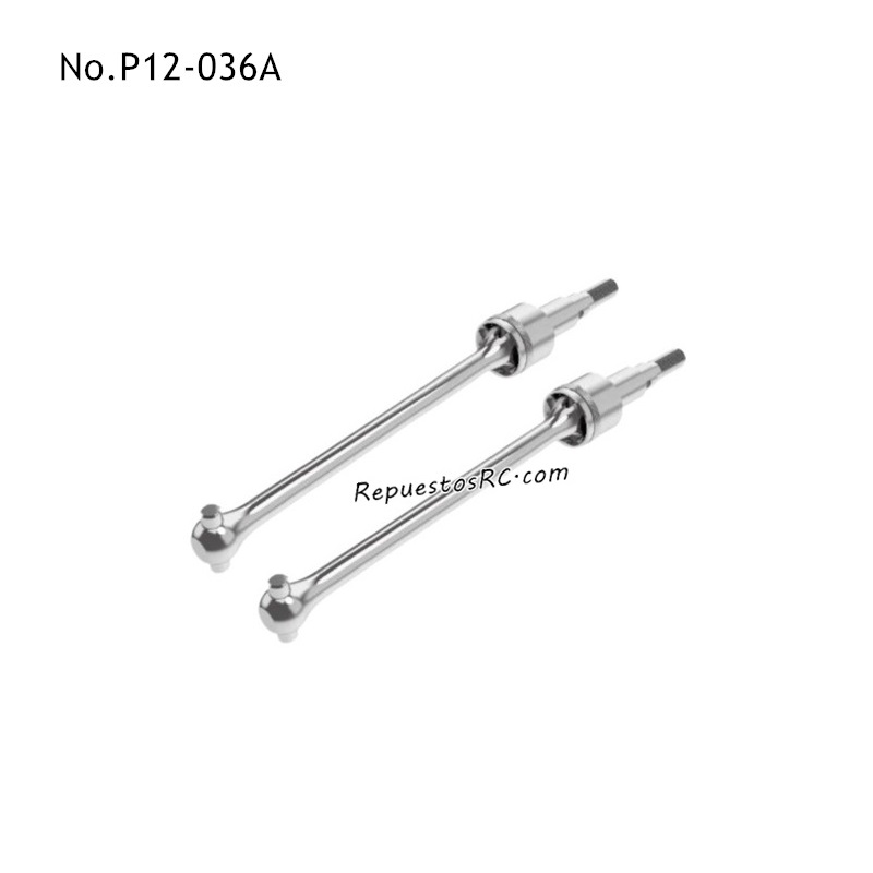 UDIRC UD1201 Repuestos coches RC Eje de Transmisi&oacute;n de Metal CVD P12-036A