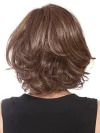 Brown Short Curly Wavy Wig