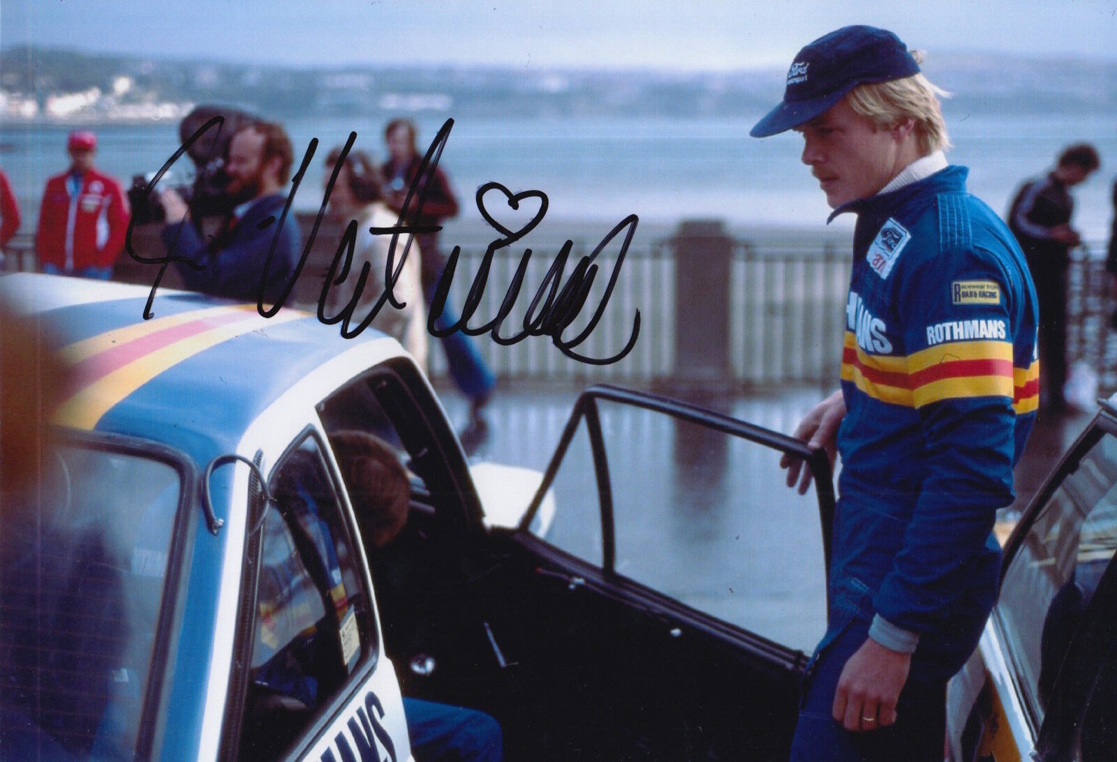 Ari Vatanen Hand Signed 12x8 Photo Poster painting Rally Legend.