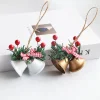 12PCS Christmas Tree New Year Hanging Decor Bells
