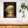 Door The Lord of The Rings Full 14CT DIY Counted Cross Stitch Kits 40x50cm for Adults Home Decor