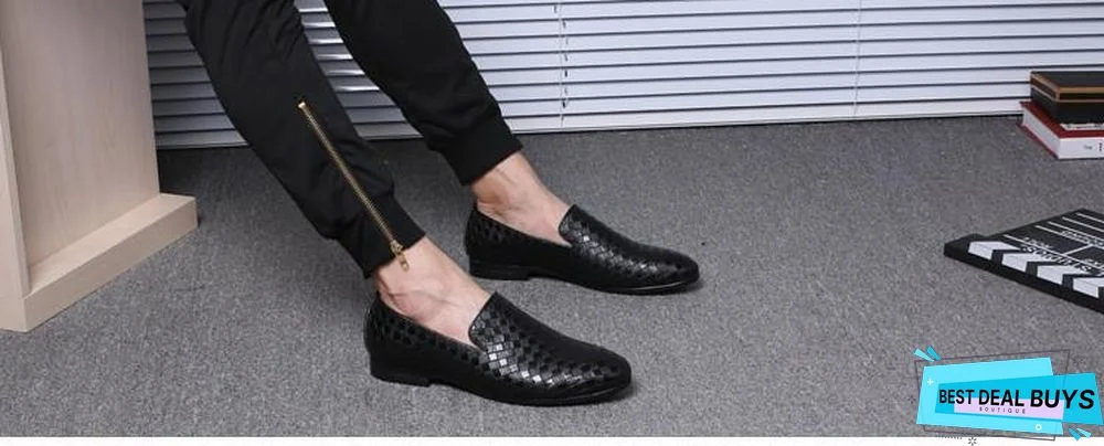 Leather Casual Driving Oxfords Shoes Men Loafers Moccasins Italian Shoes for Men Flats