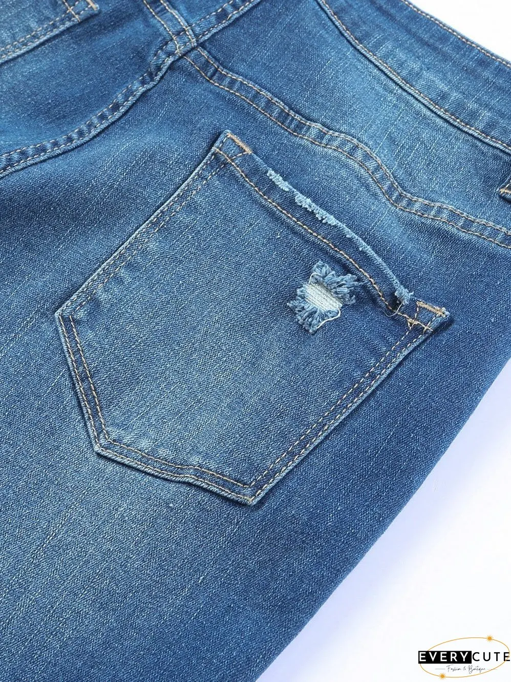 Trendy Flared Leg Jeans