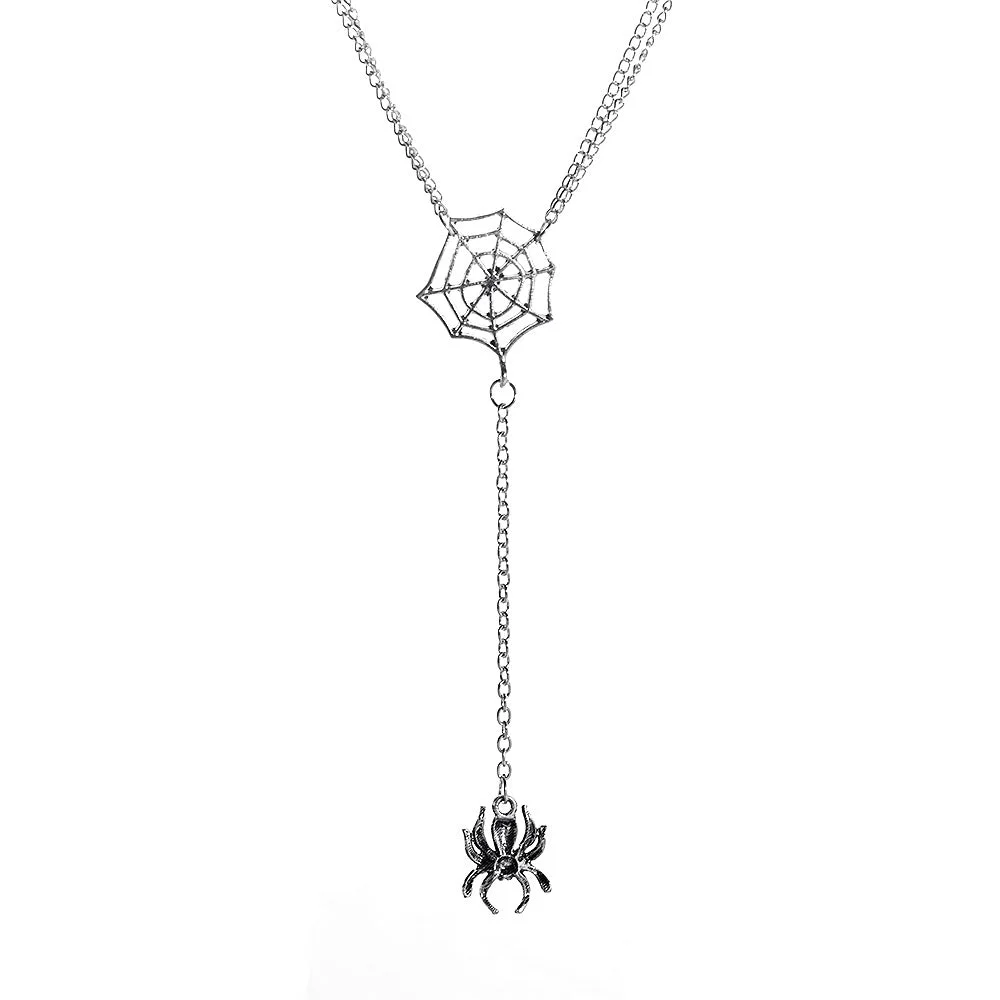 1PC Pendant Necklace For Women's Halloween Party Evening Street Alloy Retro Spiders