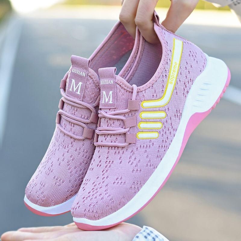 2025 spring women sneakers custom fabric shoes zapatillas mujer sport casual shoes woman flat chaussure femme 