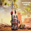 Medieval Jin Dynasty Heavy Armored Ironclad Cavalry Soldiers, Warhorses, Medieval Armored Warriors, Building Block Minifigures, Assembled Toys