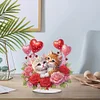 DIY Hugging Cat Acrylic Special Shape Diamond Painting Desktop Ornaments