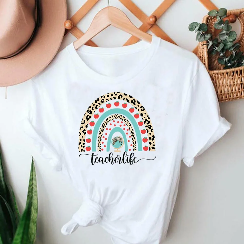 Beautiful Teachers Stickers DIY Washable Iron On Transfer For Clothing Unique Design Thermoadhesivos Patches On Clothes Applique