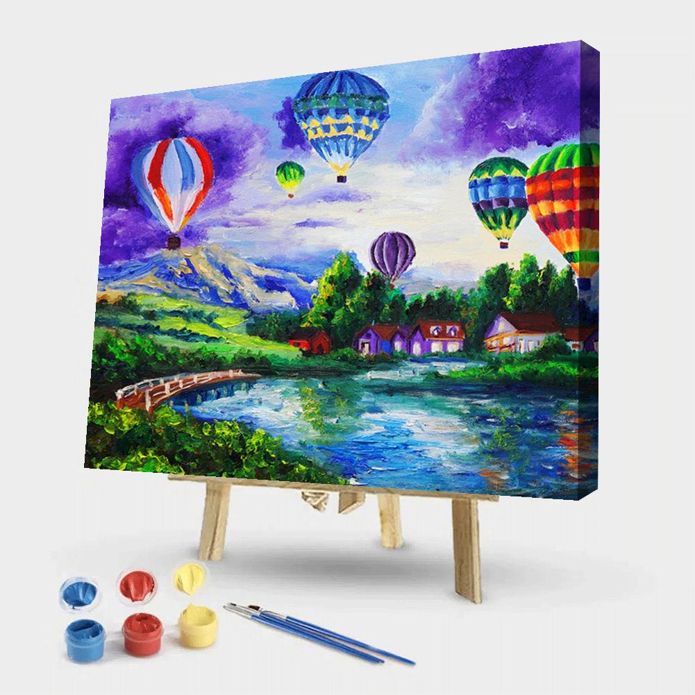 Paint By Numbers Hot Air Balloon 50*40CM