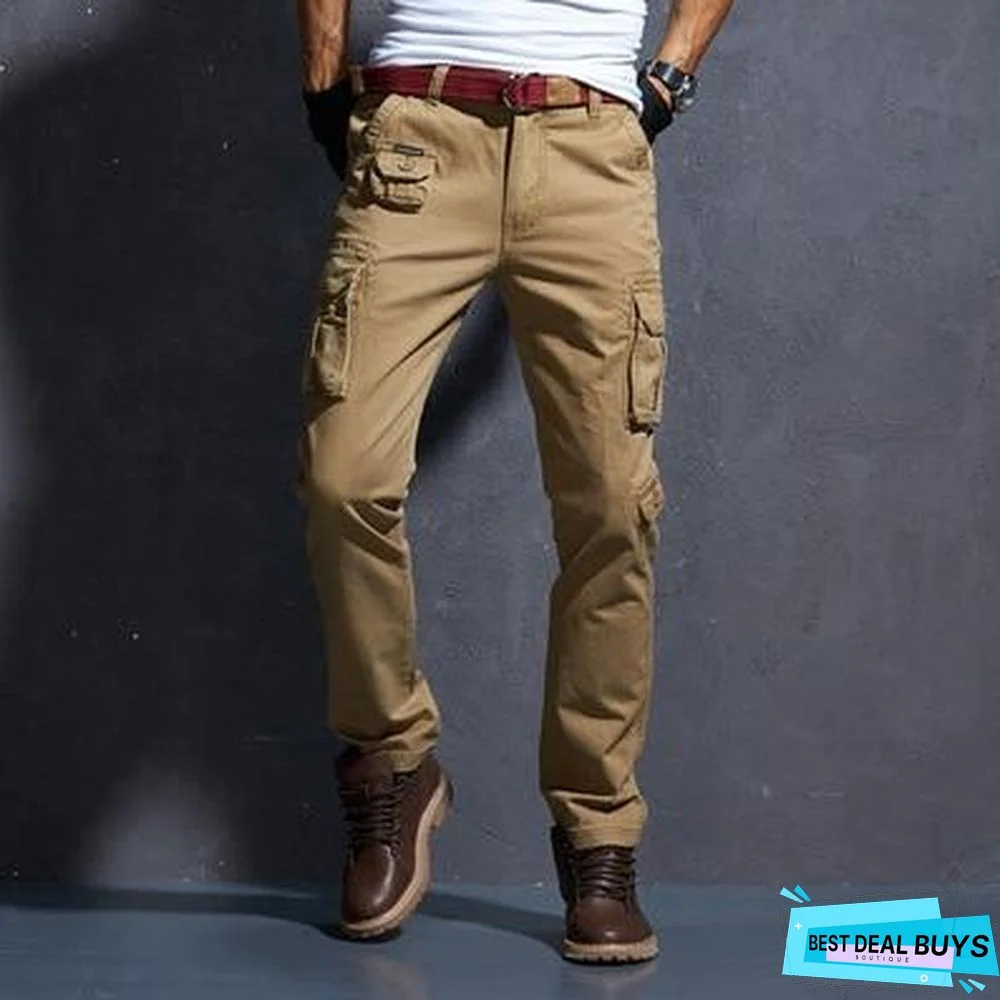 Men Casual Pants Military Tactical Camouflage Homme Slim Fit Cargo Pants