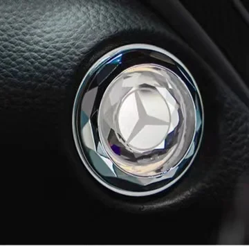 Car one-touch start crystal button (with car logo)