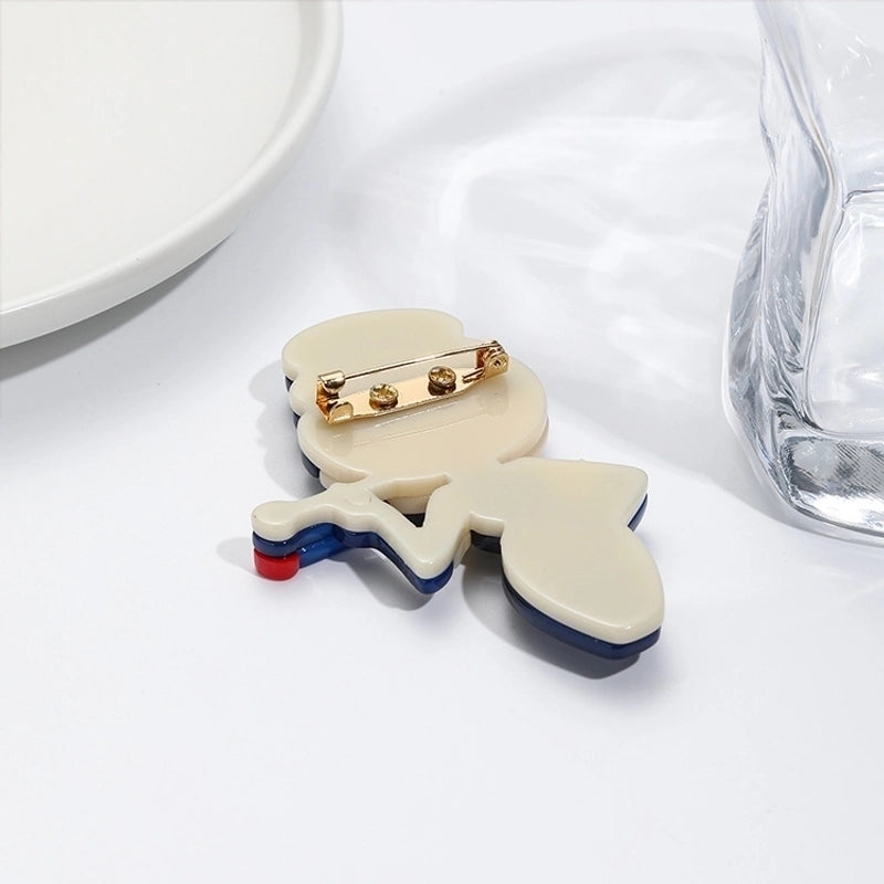 Fashion Pin Cartoon Arylic Women’S Brooches