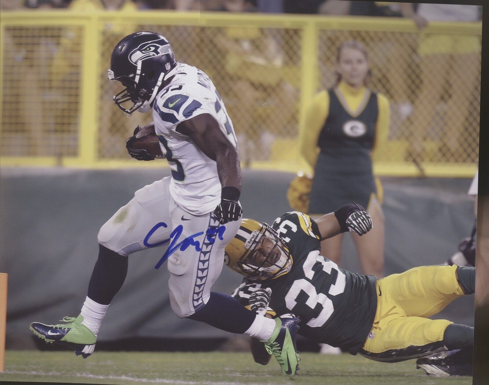 Christine Michael 8x10 Photo Poster painting Autographed Signed AUTO Seahawks SB Champ SPH 0046