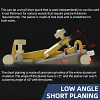 ENJOYWOOD Mini Block Plane Aluminum Alloy Manual Planner for Finishing, Chamfering and Tenoning in Woodworking 