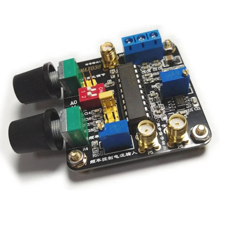 MAX038 triangle sine rectangular wave cnc manual pulse generator 0.1Hz to 20MHz high frequency rf generator