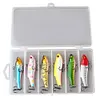 6Pcs Fishing Lure Vibration Artificial Hard Baits 7cm 16g Swimbait Fishing Bait
