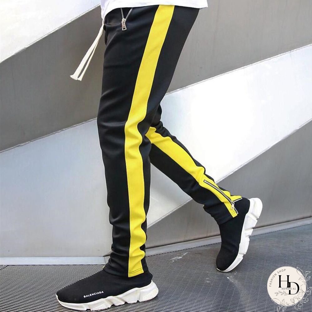 Mens Joggers Casual Pants Fitness Men Sportswear Tracksuit Bottoms Skinny Sweatpants Trousers Black Gyms Jogger Track Pants
