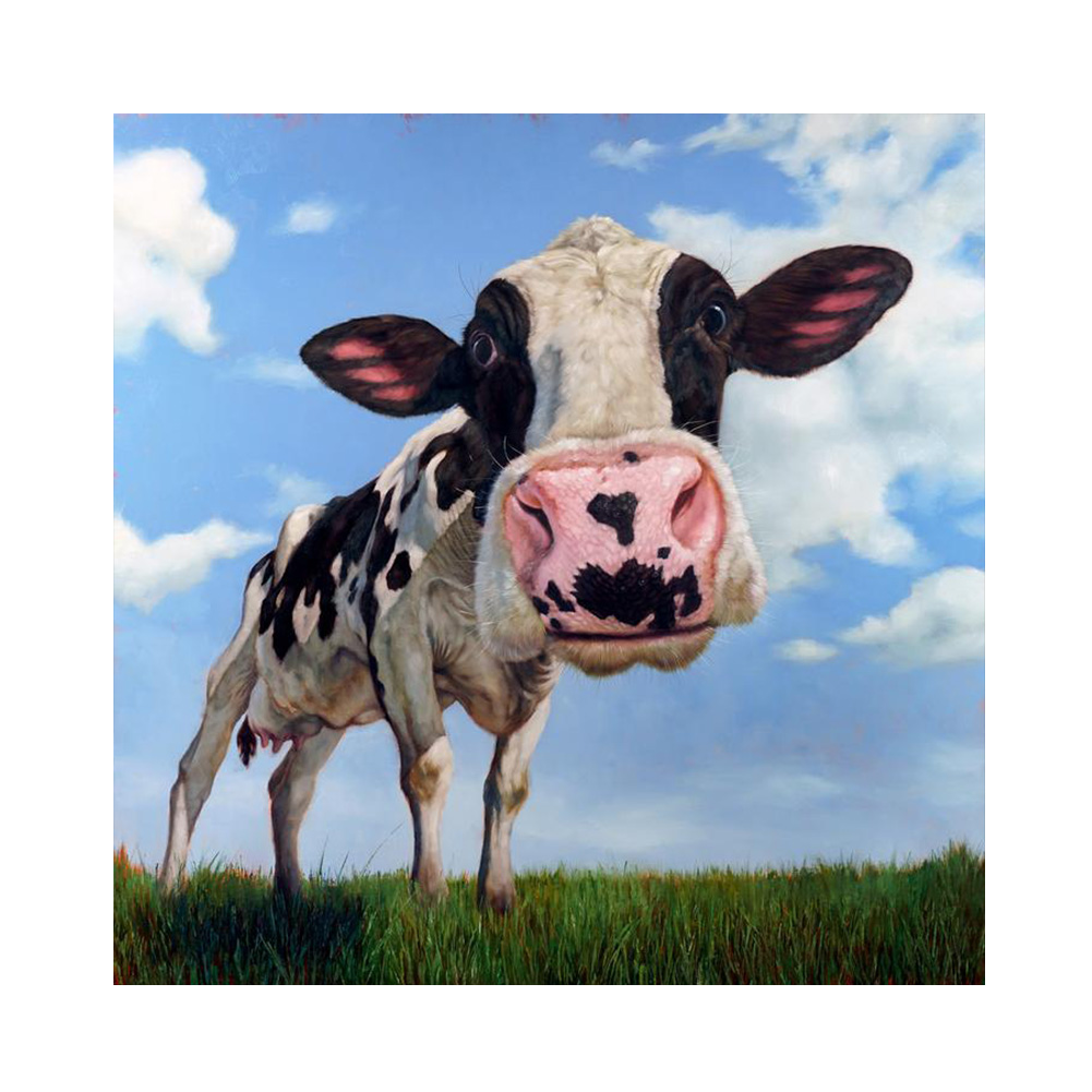 

Leisurely Cow - Round Drill Diamond Painting - 30*40CM, 501 Original
