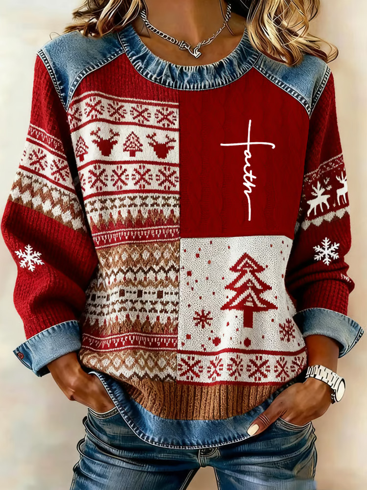 Women's Christmas Casual Sweatshirt elevenforest