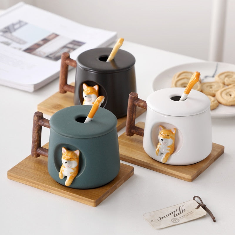 Cute Dog Coffee Cup