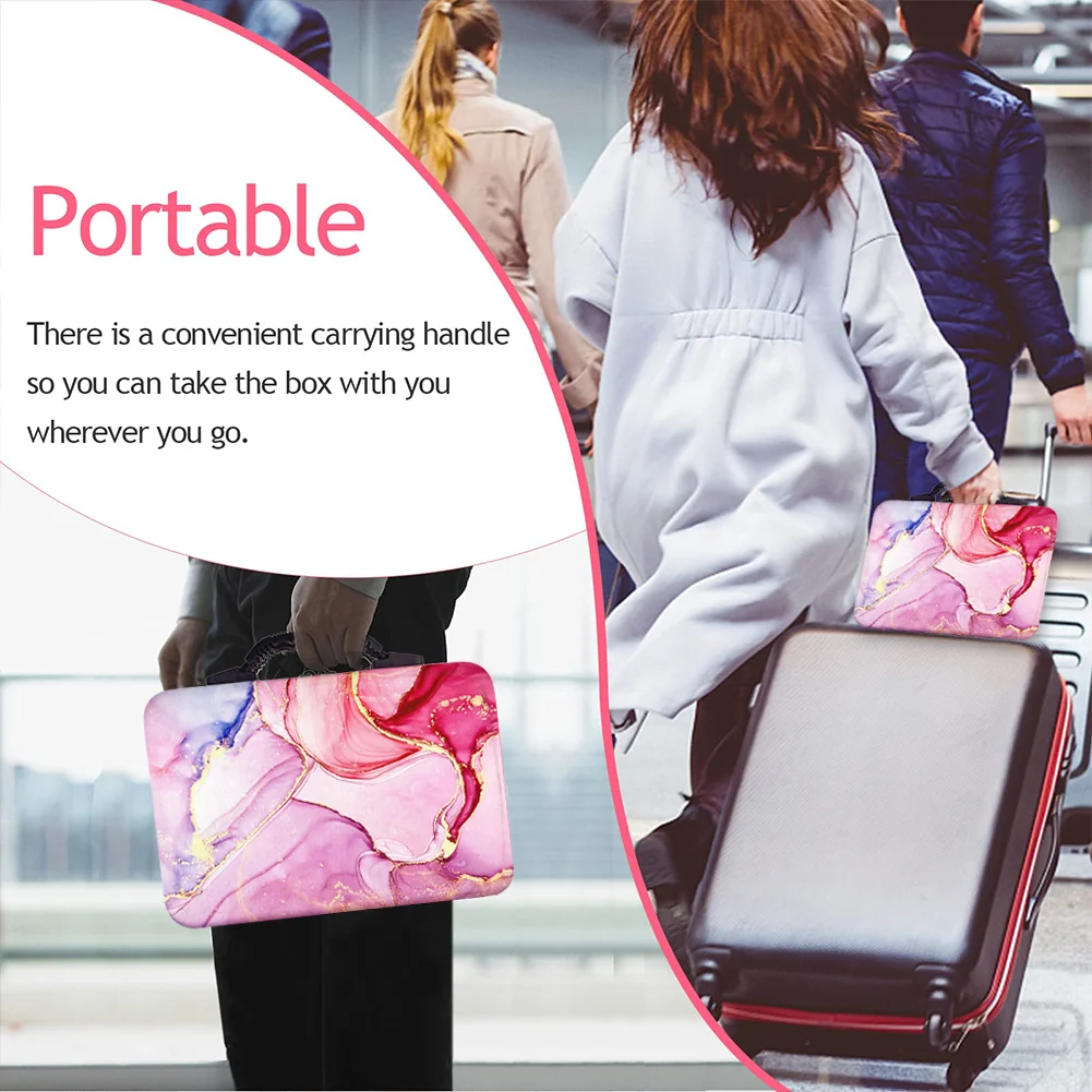 70 Slots Portable 5D Diamond Painting Carrying Bag with Tools for DIY Art Craft