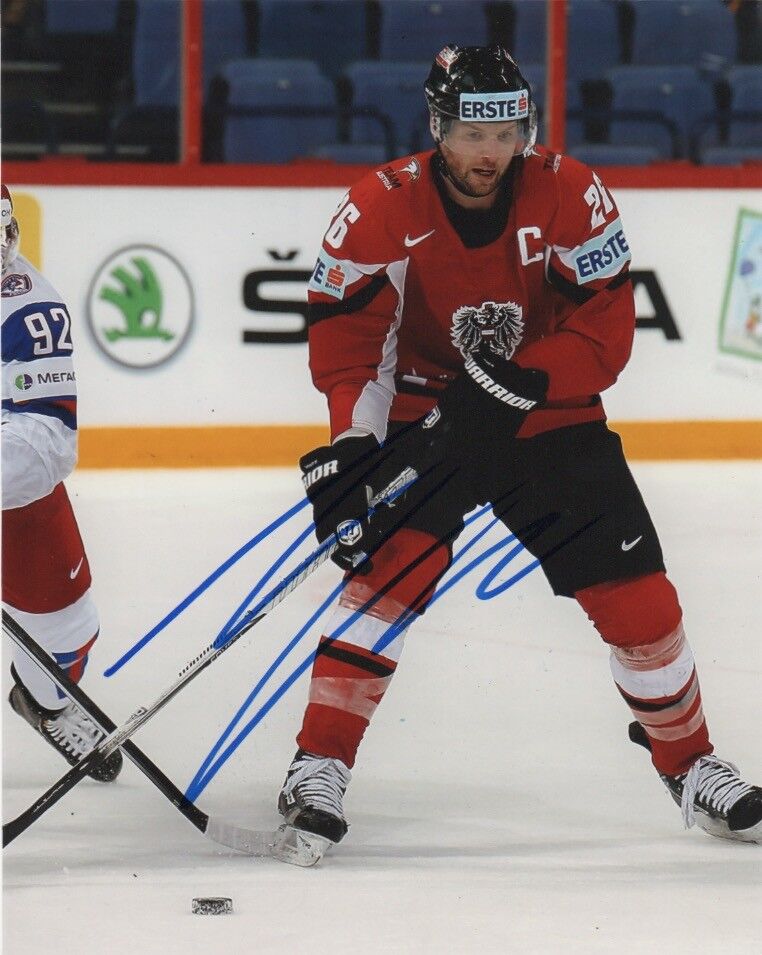 Austria Thomas Vanek Autographed Signed 8x10 NHL Photo Poster painting COA #2