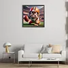 Cleveland Browns Football-Full Round Diamond Painting 30*30CM