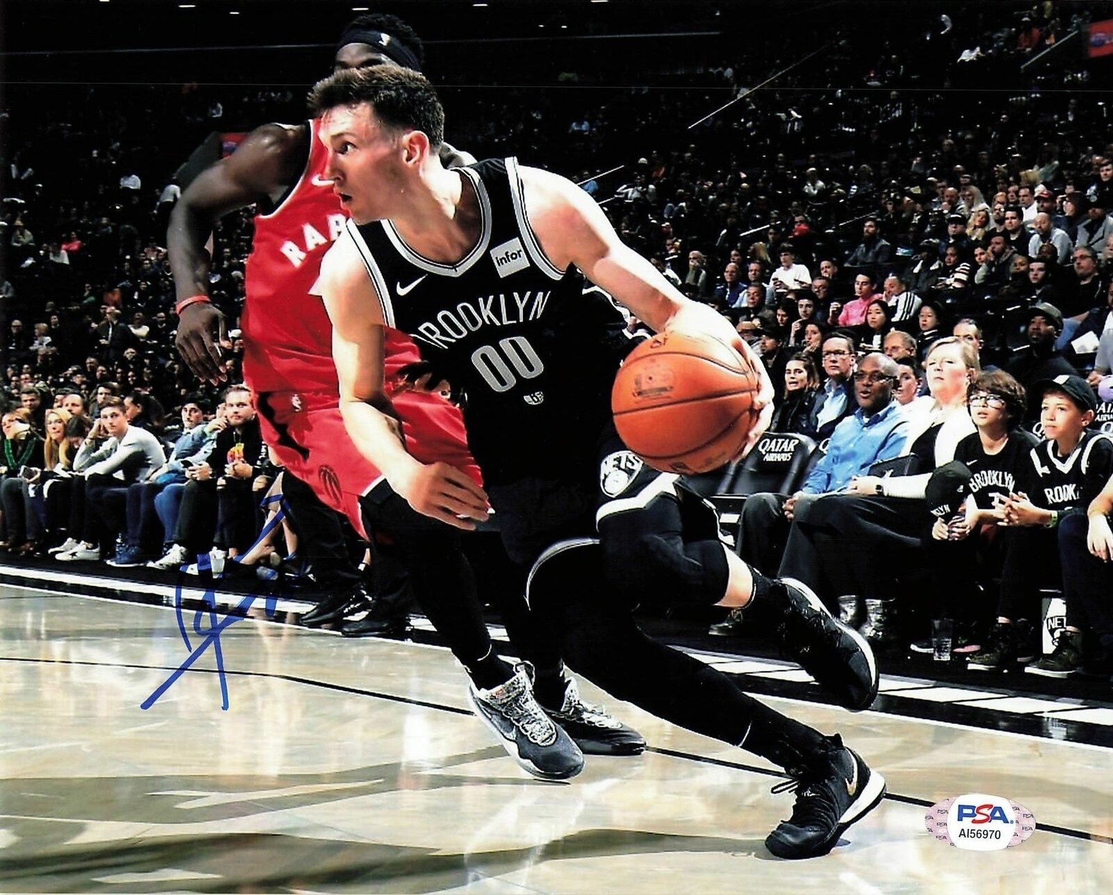 Rodions Kurucs signed 8x10 Photo Poster painting PSA/DNA Brooklyn Nets Autographed