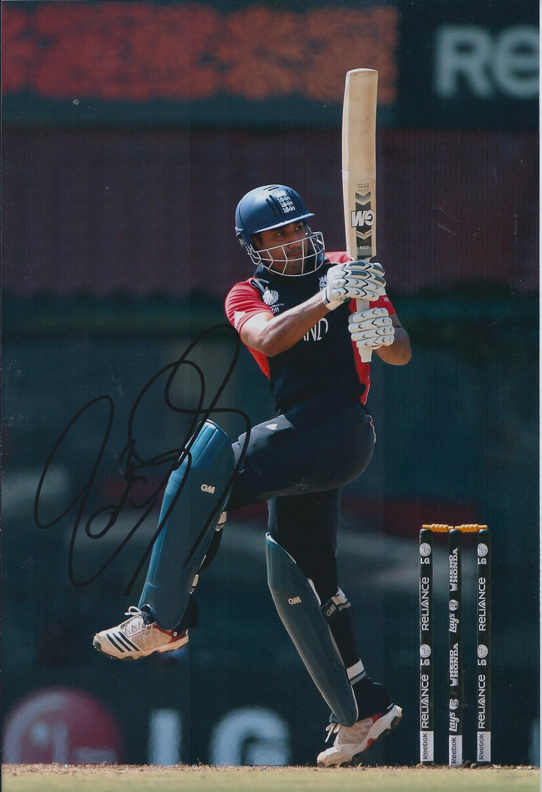 Ravi BOPARA Signed Autograph 12x8 Photo Poster painting AFTAL COA England Cricket Batsman 1 Day