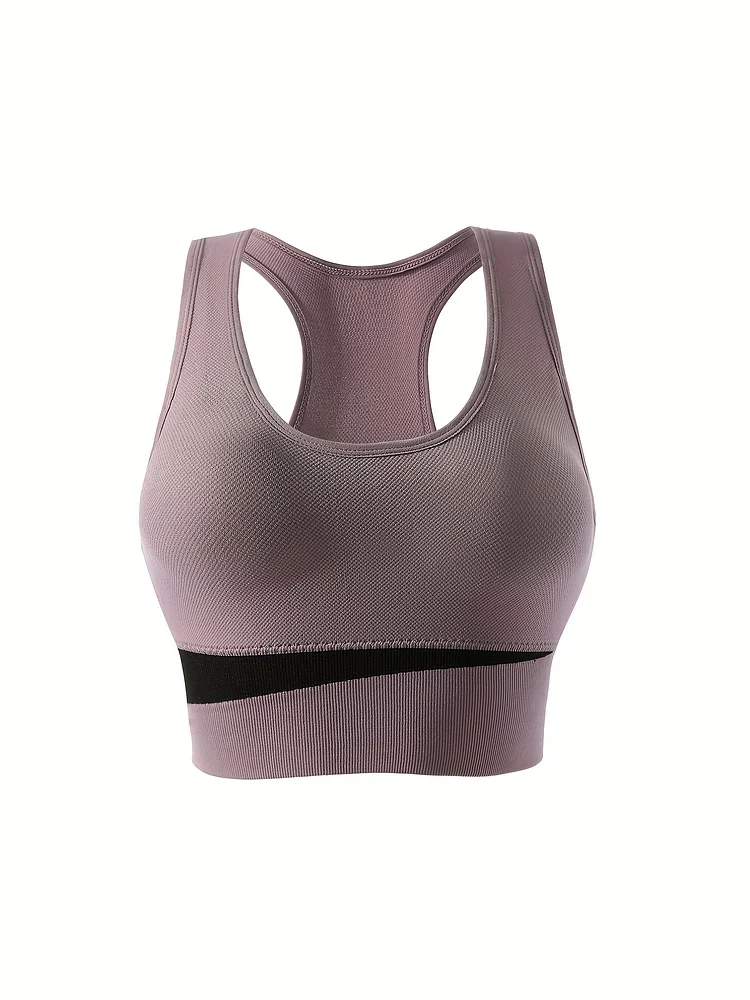 Front Buckle Wireless Sports Bra, Comfy & Breathable Push Up Anti-sagging  Tank Bra, Women's Lingerie & Underwear