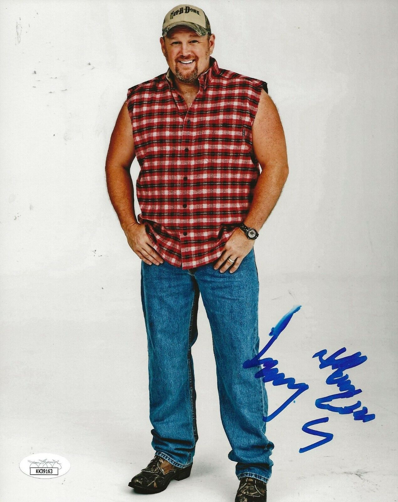 Larry the Cable Guy Actor Comedian signed 8x10 Photo Poster painting autographed JSA Certified