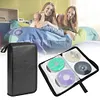 Portable Zipper DVD CD Holder 80pcs Capacity Portable Disc CD VCD DVD Carry Bag
