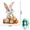 Diamond Painting Acrylic Easter Eggs Rabbit Desktop Ornaments Kit
