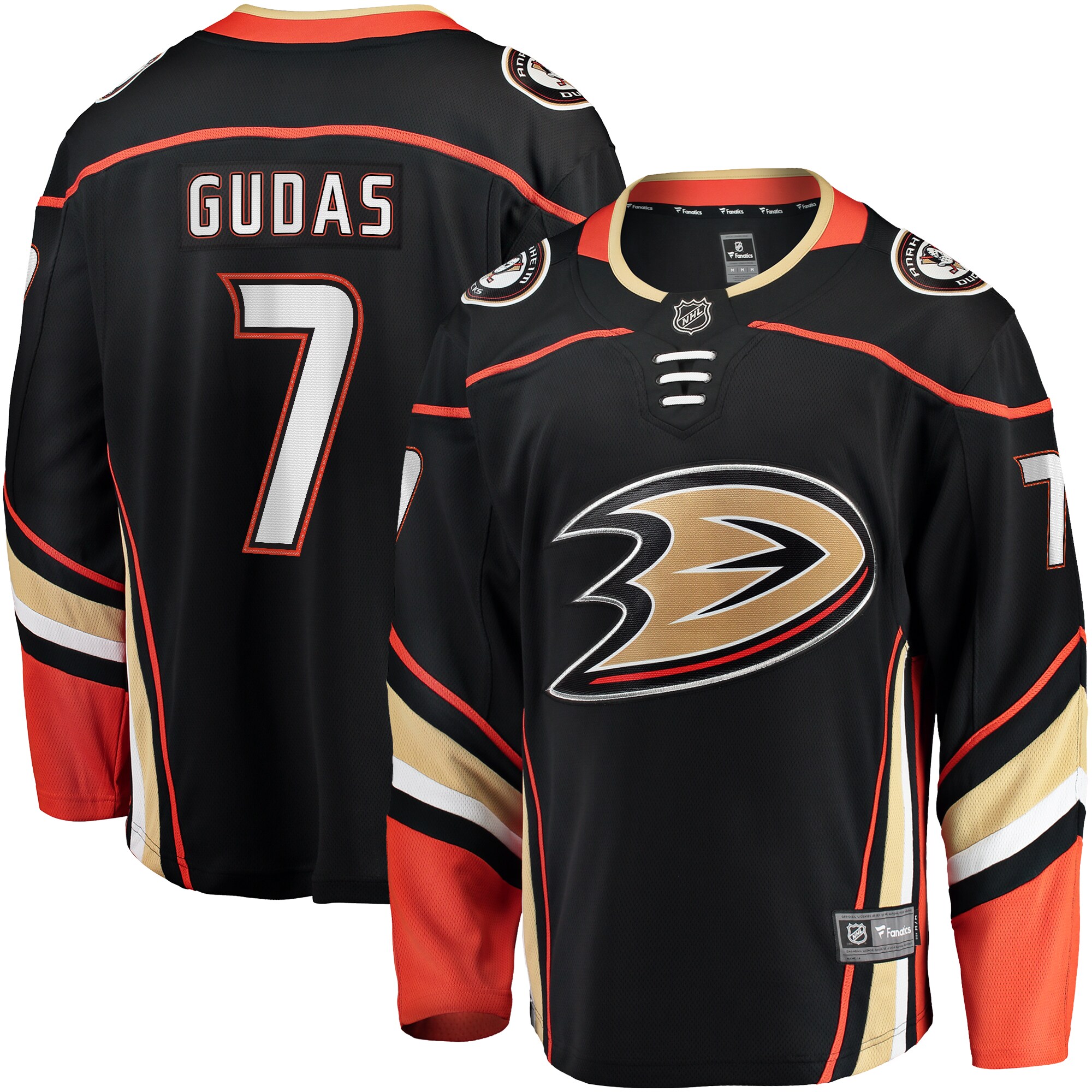 Radko Gudas Anaheim Ducks Fanatics Home Breakaway Jersey – Black mysite