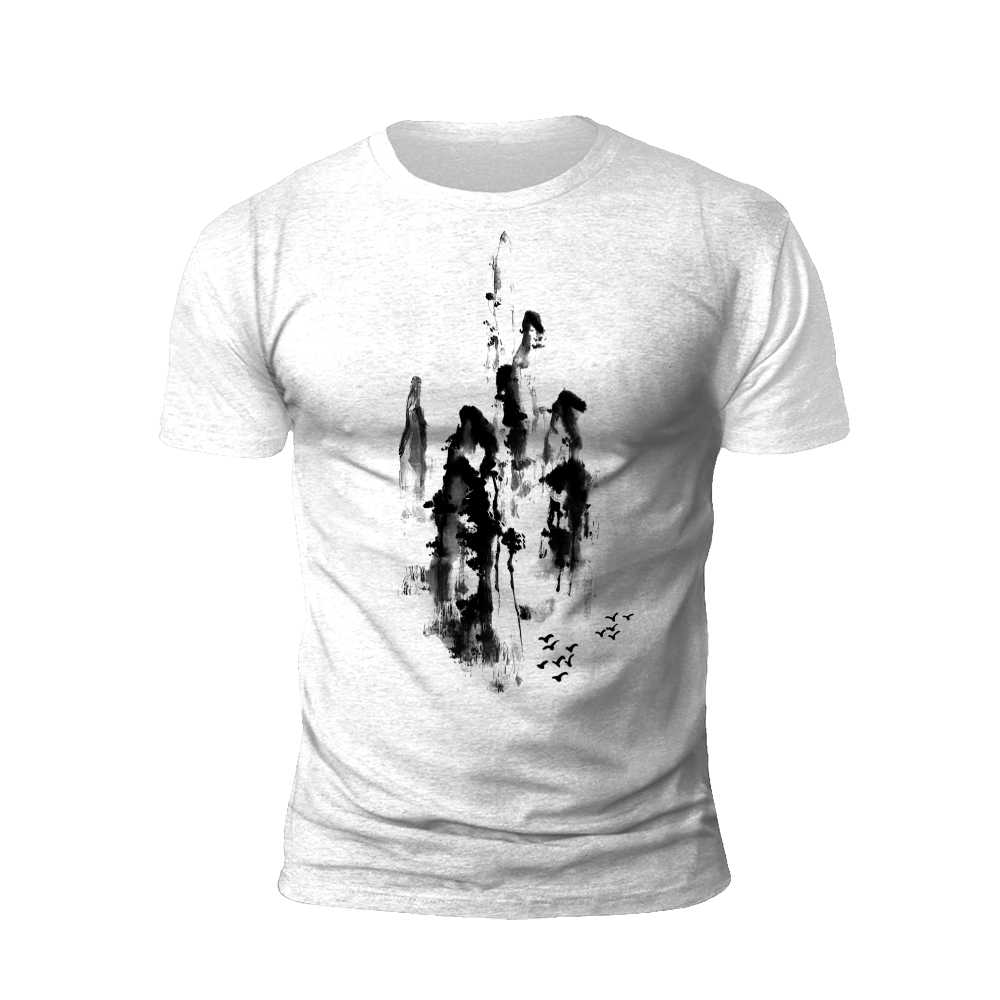 Ink Wash Landscape T-Shirt