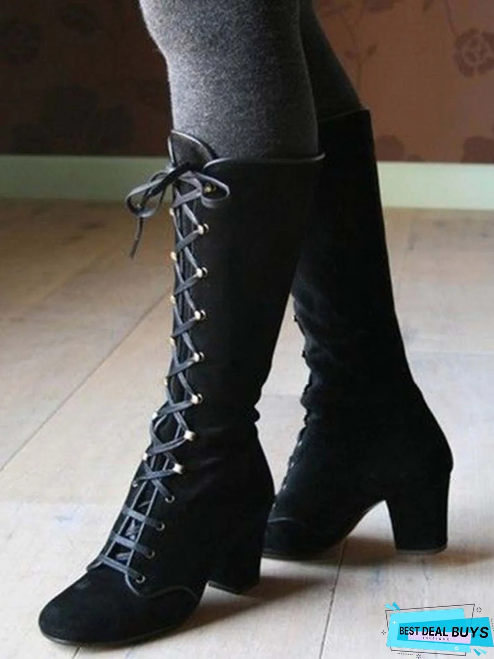 Simple Suede Martin Combat Boots