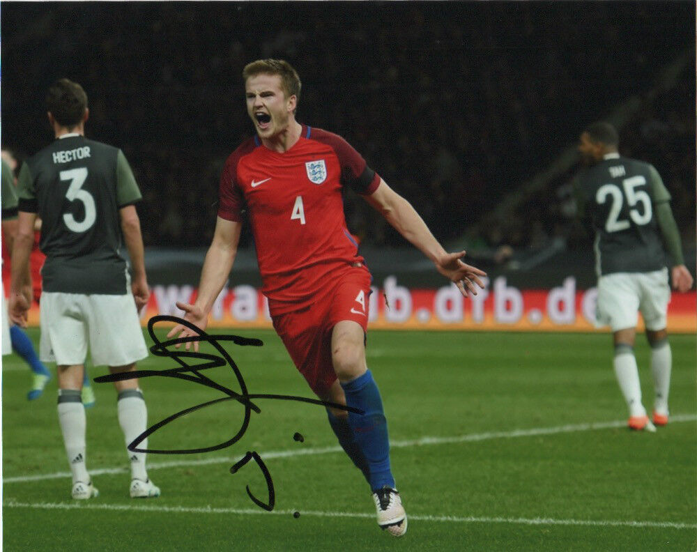 England Eric Dier Autographed Signed 8x10 Photo Poster painting COA B