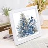5D DIY Partial Special Shaped Drill Diamond Painting Kit Xmas Bird Decor With Frame Kit 18x18cm