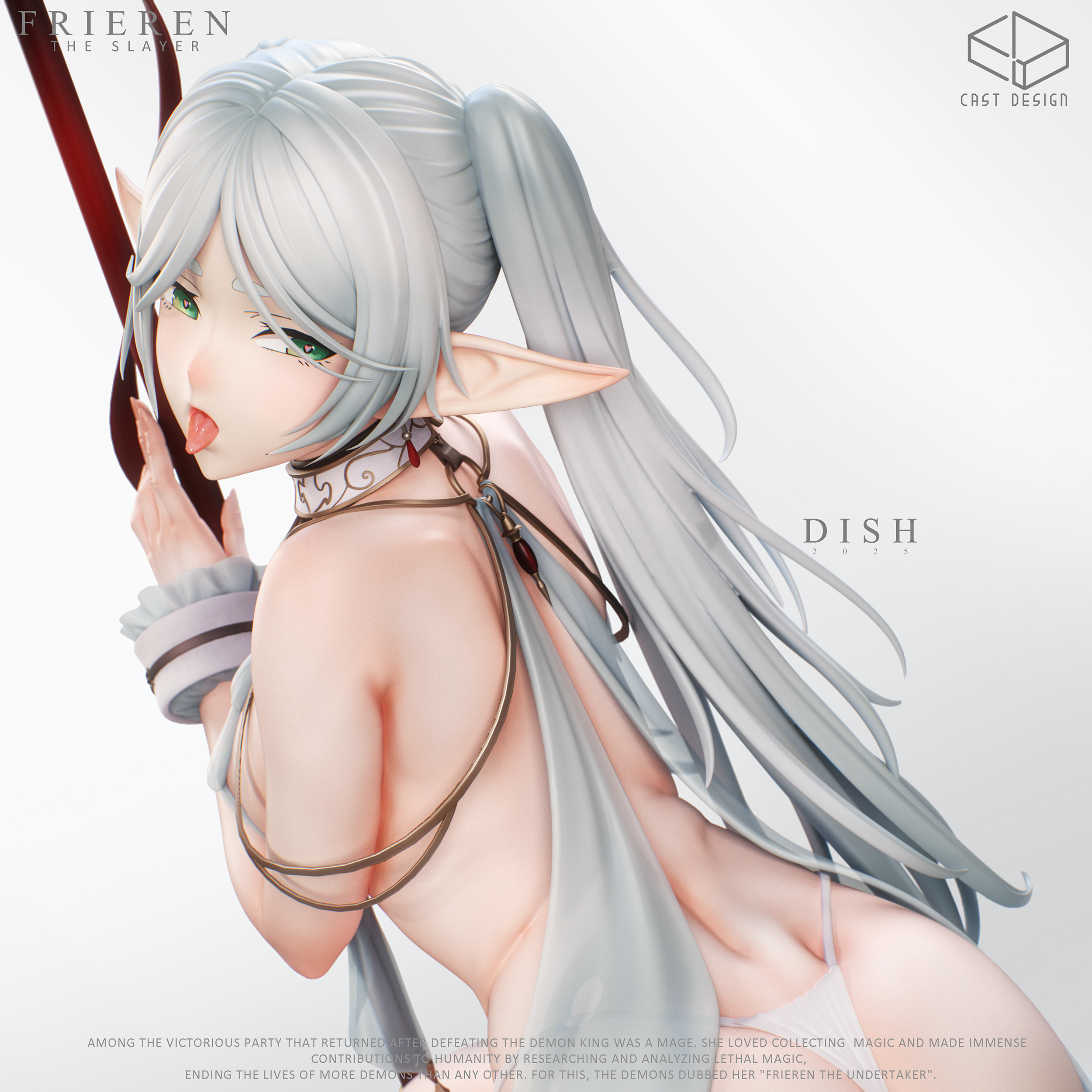 Cast Design Studio - Frieren: Beyond Journey's End Original Art Design Series No.3 Frieren 1/4 Statue(GK)-