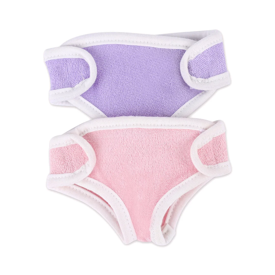For 12" 2-Pack Diaper Baby Clothes Cover Set Accessories -Creativegiftss® - [product_tag] RSAJ-Creativegiftss®