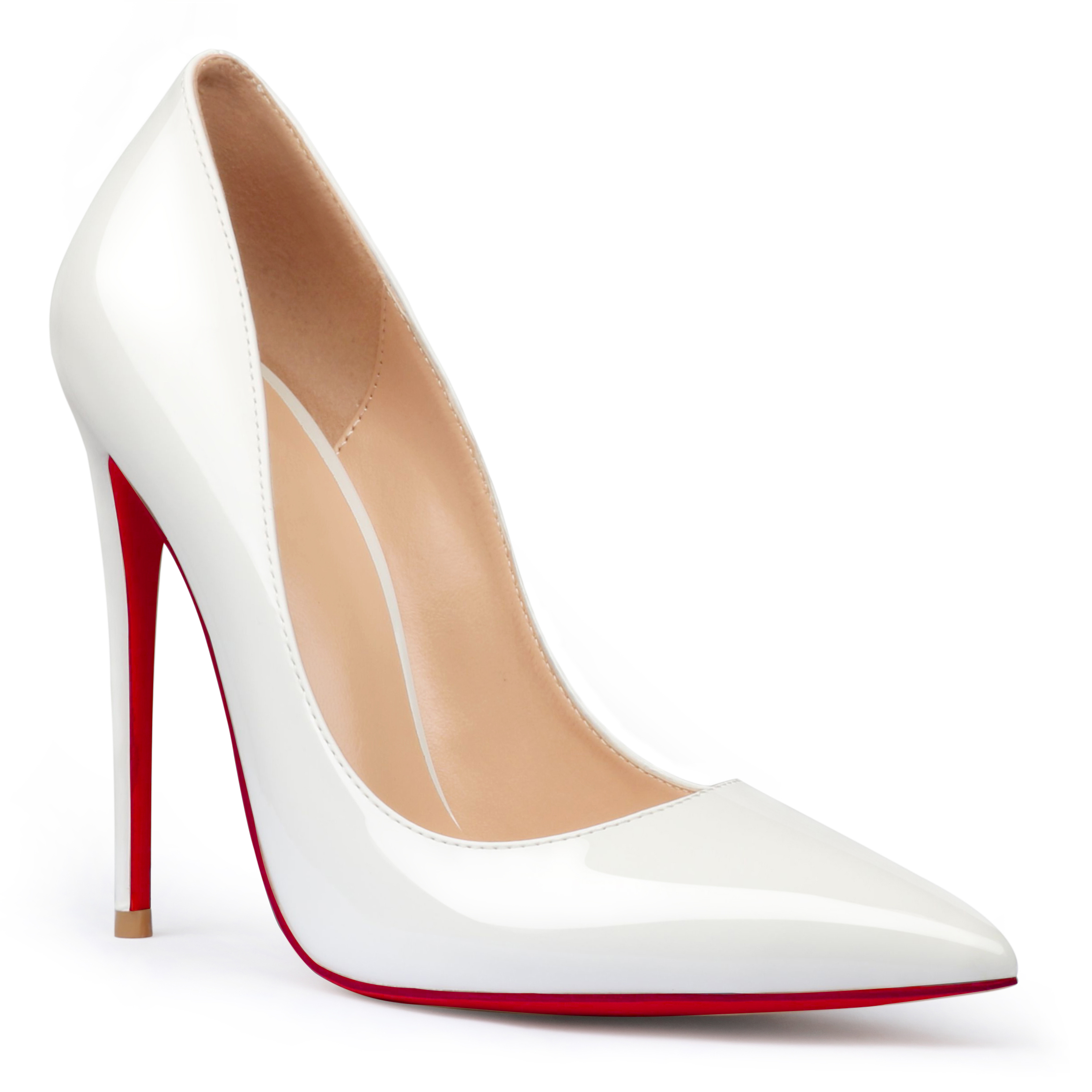 120mm Red Bottom Women's Pointed Toe Party Wedding High Heels-MERUMOTE