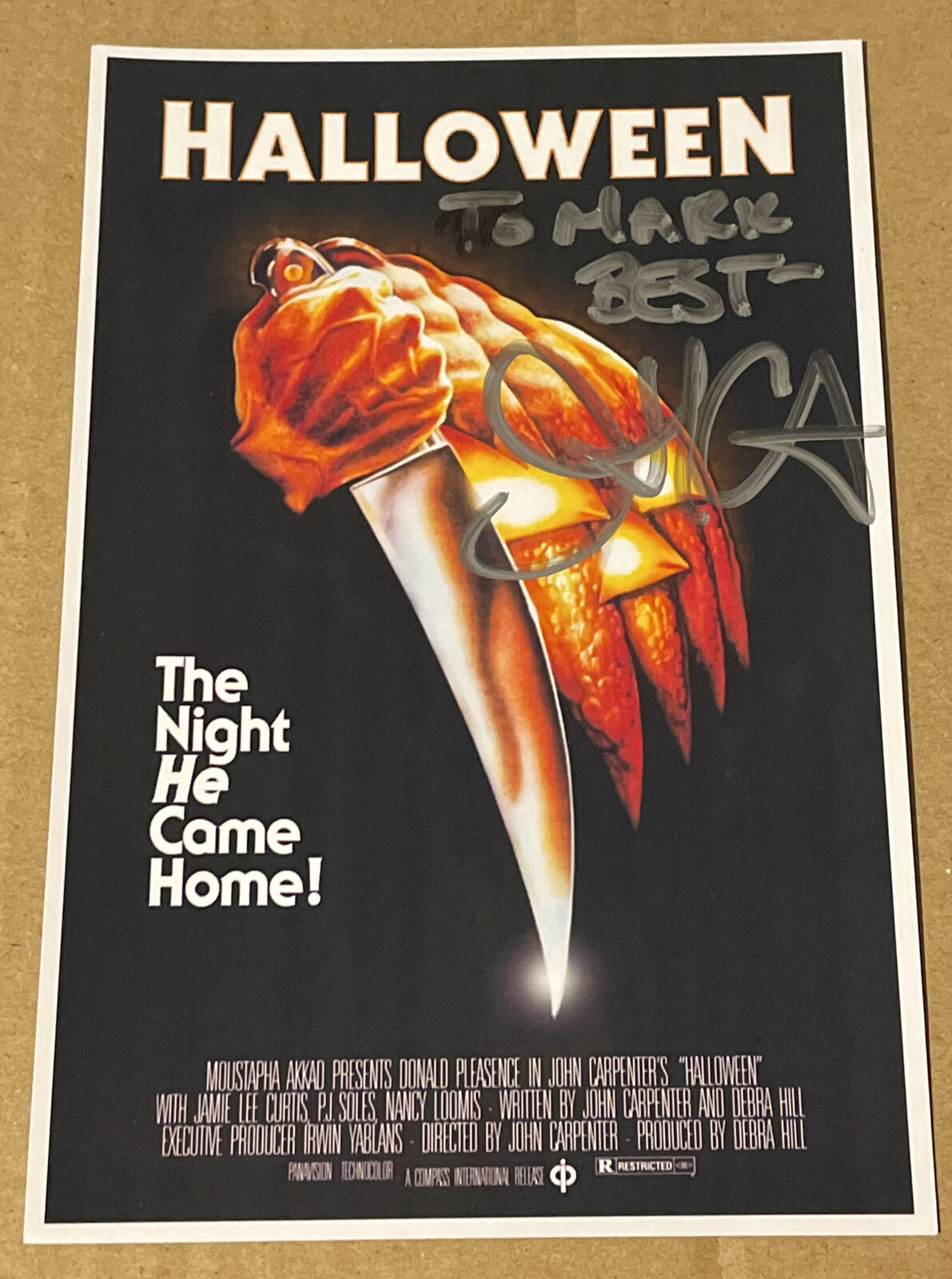 John Carpenter Signed 6x4 Photo Poster painting The Thing Halloween Michael Myers Autograph