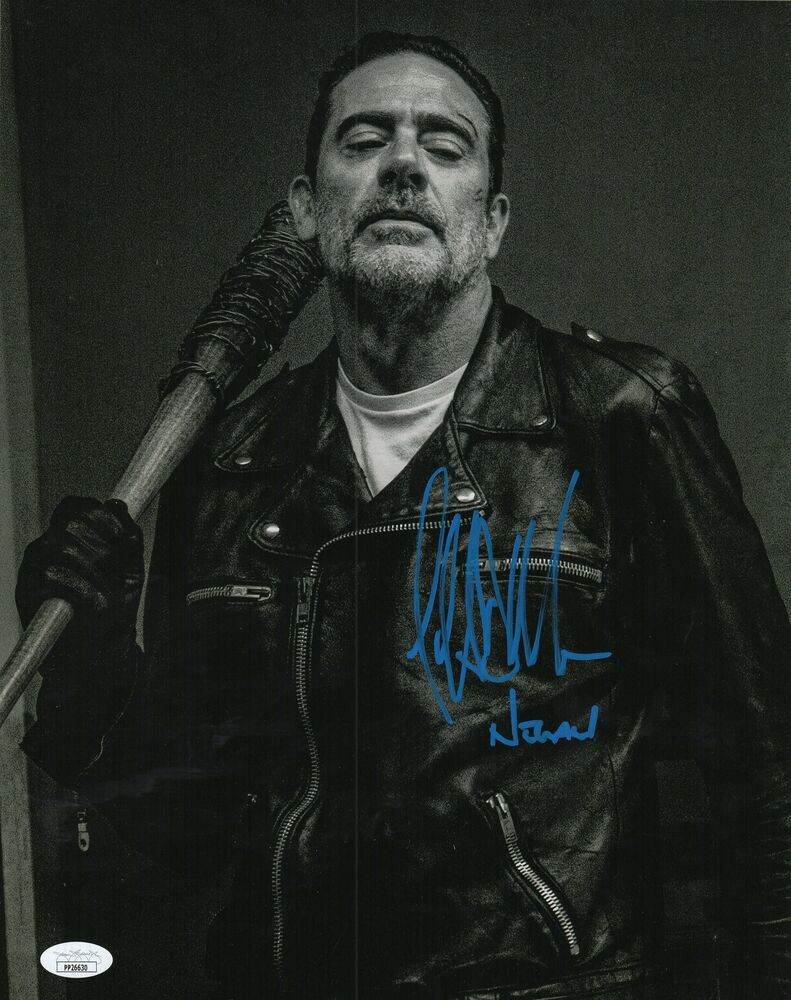 Jeffrey Dean Morgan Autographed 11x14 Photo Poster painting TWD Negan Signed