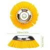 8 Inch Weed Brush Mowing Head Nylon Wire Wheel Trimmer Head for Brush Cutter