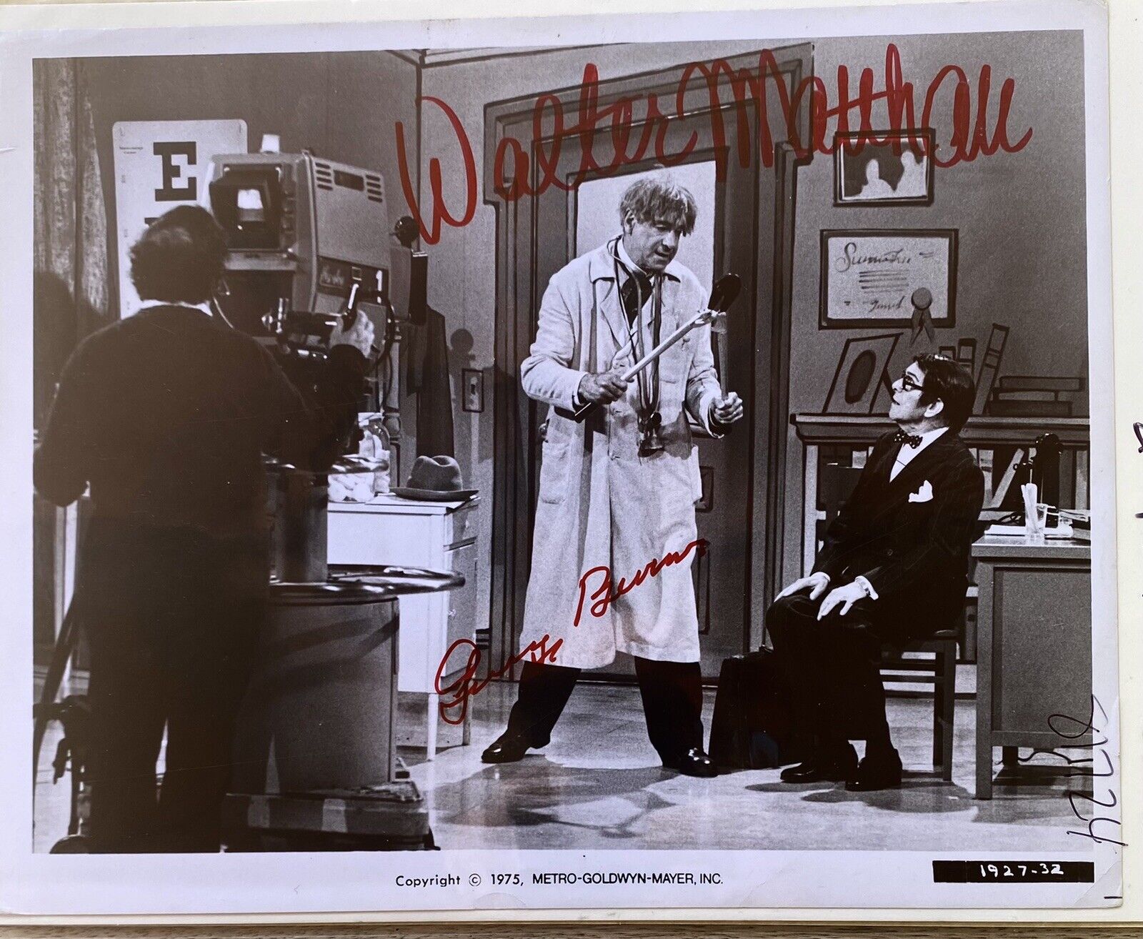 THE SUNSHINE BOYS 8x10 Movie Still Photo Poster paintinggraph Signed Walter Matthau George Burns