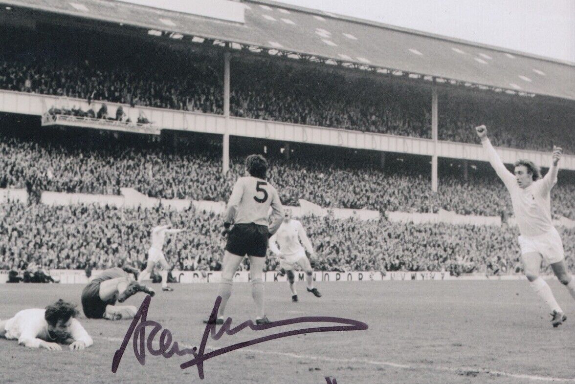 ALAN MULLERY HAND SIGNED 6X4 Photo Poster painting TOTTENHAM HOTSPUR FOOTBALL AUTOGRAPH 1